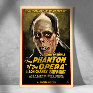 The Phantom of the Opera Movie Poster - Wall Art