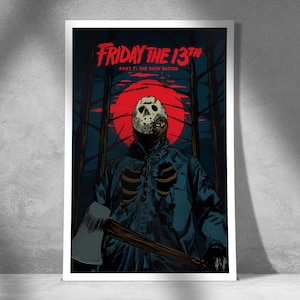 Friday the 13th Movie Poster - Wall Art