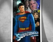 スーパーマン 1978 – クラシック映画ポスター – レトロ DC コミックス