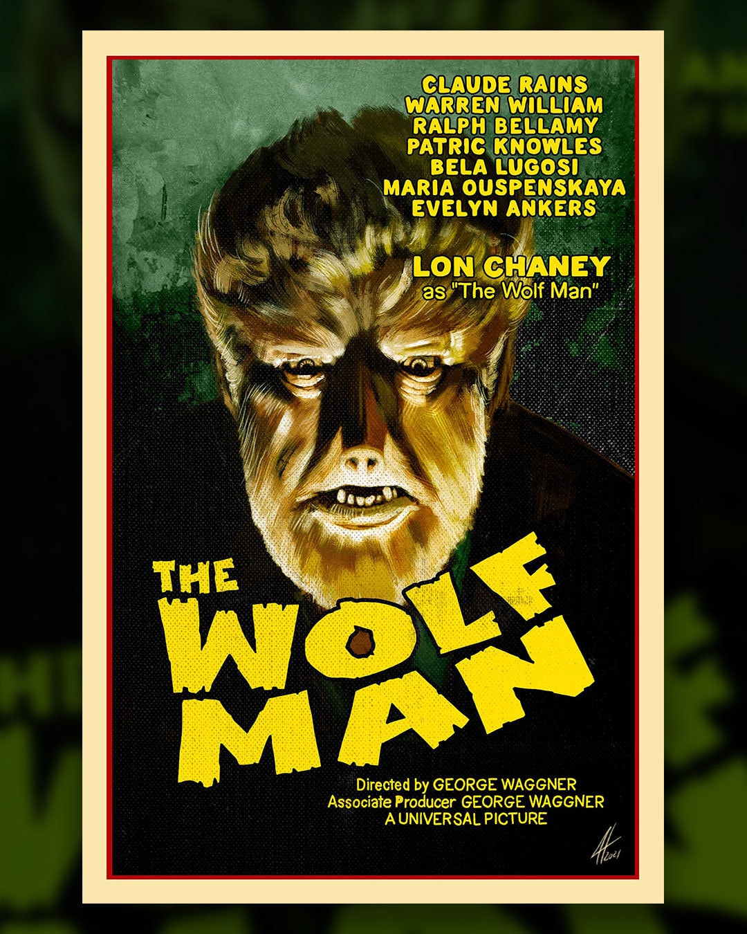 ユニバーサルモンスターポスターセット - クラシックホラー映画の