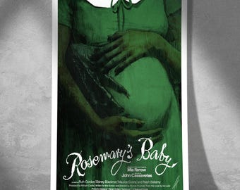 ローズマリーの赤ちゃん 日本映画ポスター：1968年ホラー映画