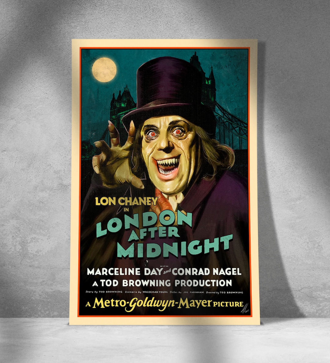 ロンドン・アフター・ミッドナイトのポスター：ロン・チェイニー