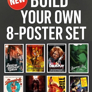 Choose your 8 poster Set - Wall Art