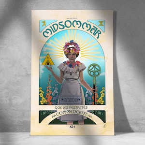 Pôster do filme A24 Midsommar - Arte de parede