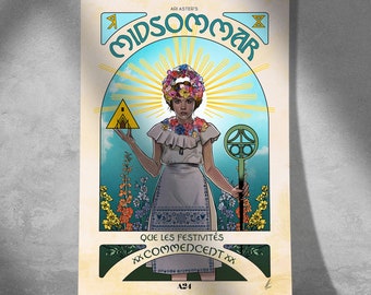 A24 Midsommar Movie Poster - Wall Art