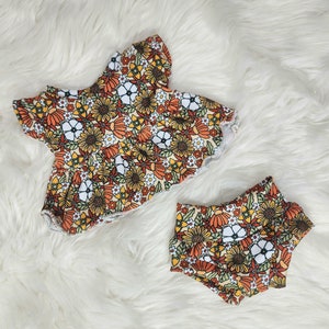Summer Blooms Babydoll Tunic Set