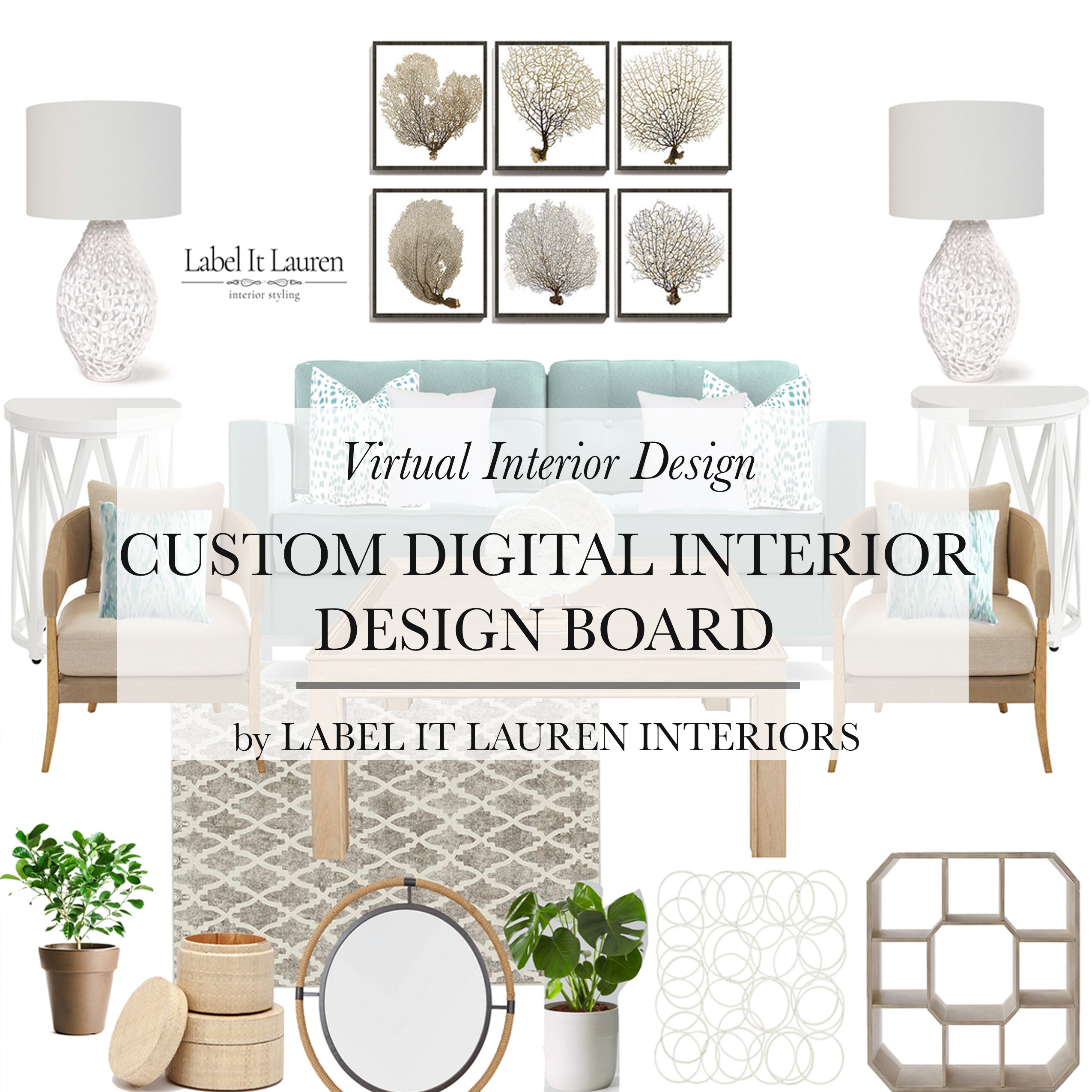 Custom Digital Design Board Virtual Interior Design Services Etsy