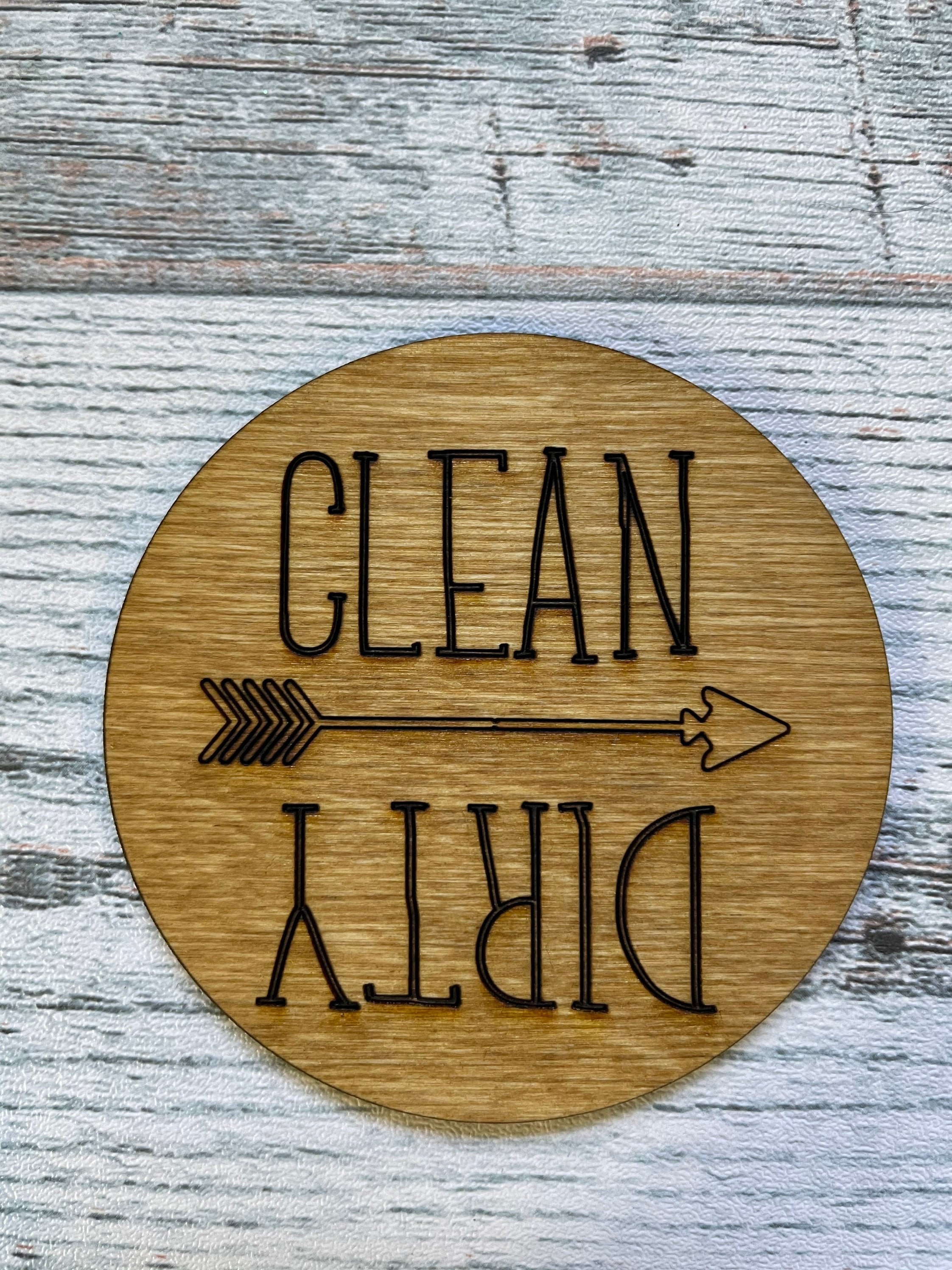 Clean or Dirty Dishwasher Dishwasher Sign Kitchen Etsy