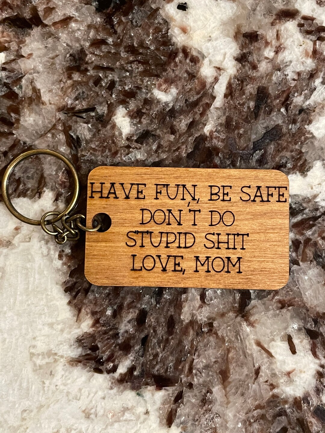 Dont Do Keychain Stupid Drive Safe Funny Keychain Teenage Etsy