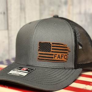 FAFO, American, Flag hat, Richardson 112 hat