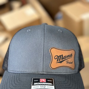 Mama Tried Leatherette patch hat