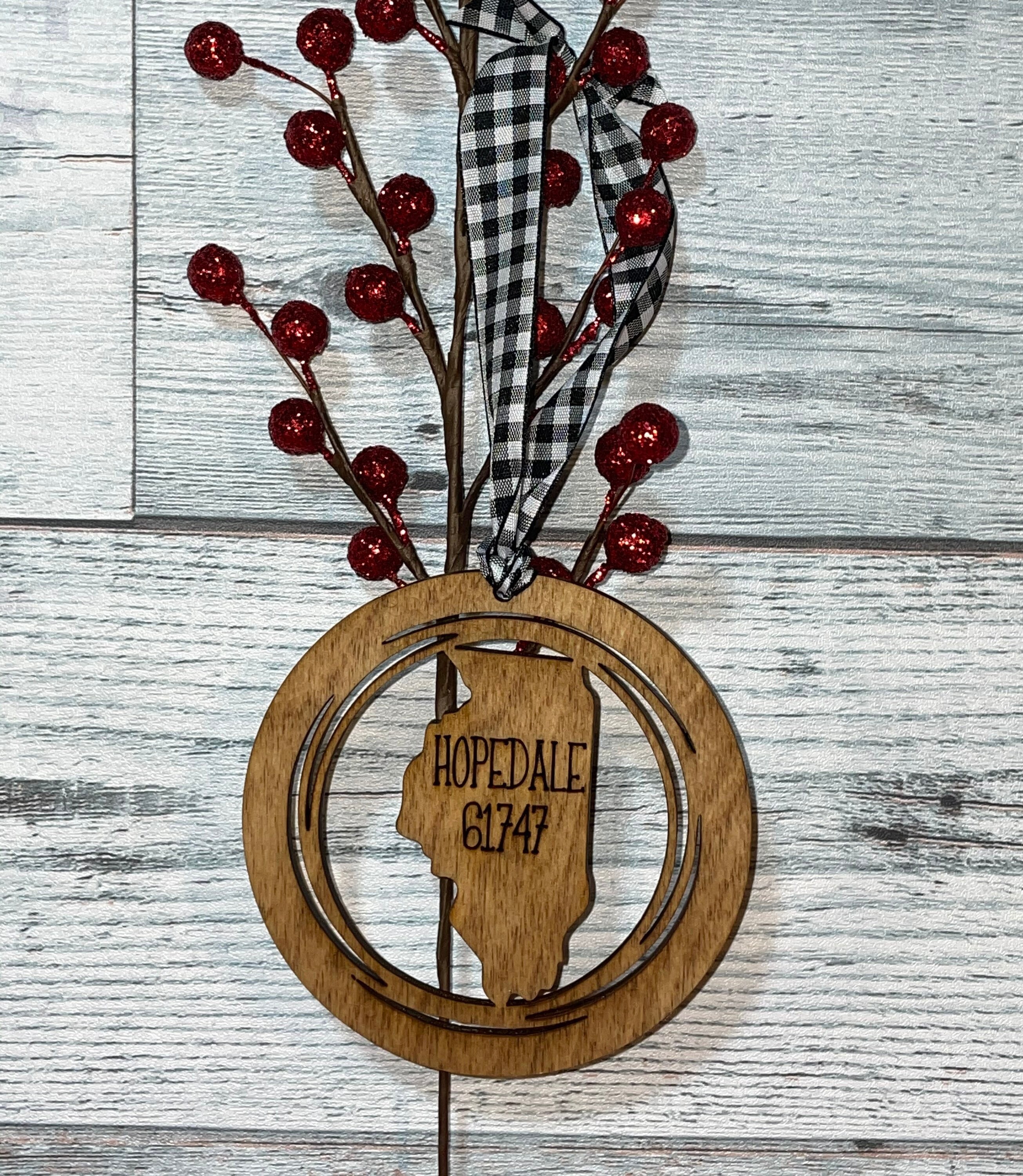 Zip Code Ornaments Farmhouse Ornament New Home Gift Etsy UK