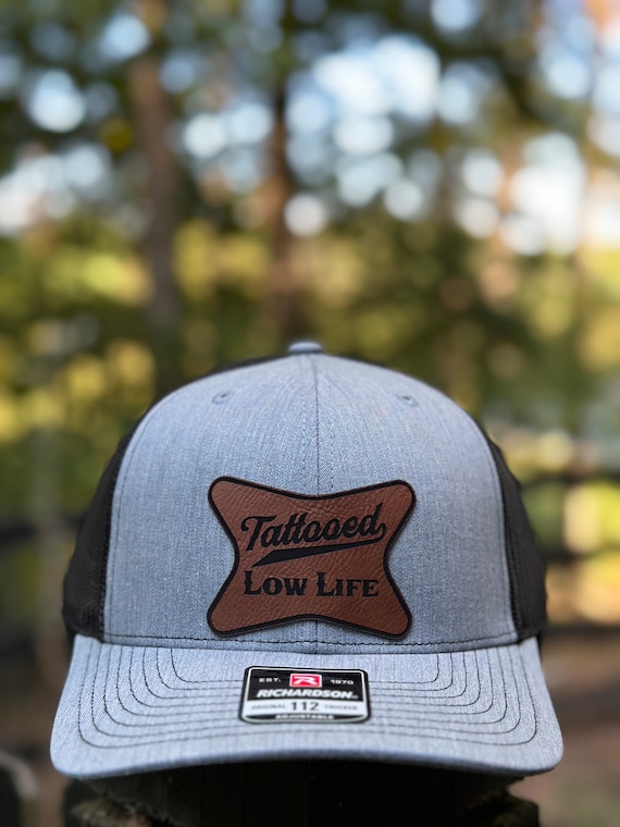 Tattooed Lowlife, Leatherette Patch Hat, - Etsy