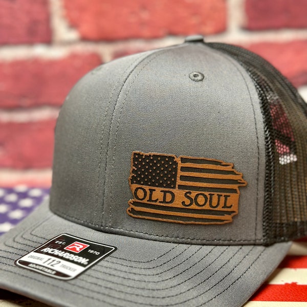 Old Soul, American, Flag hat, Richardson 112 hat