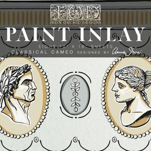 IOD Classic Cameo Paint Inlay Iron Orchid Designs