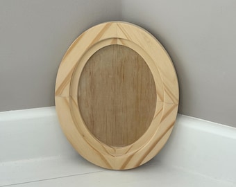 Wood Blank Small Oval 8.5" x 10.6" by Iron Orchid Designs