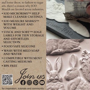 Les Lapins Mould from Iron Orchid Designs