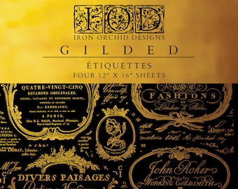 IOD Etiquettes Transfer Iron Orchid Designs