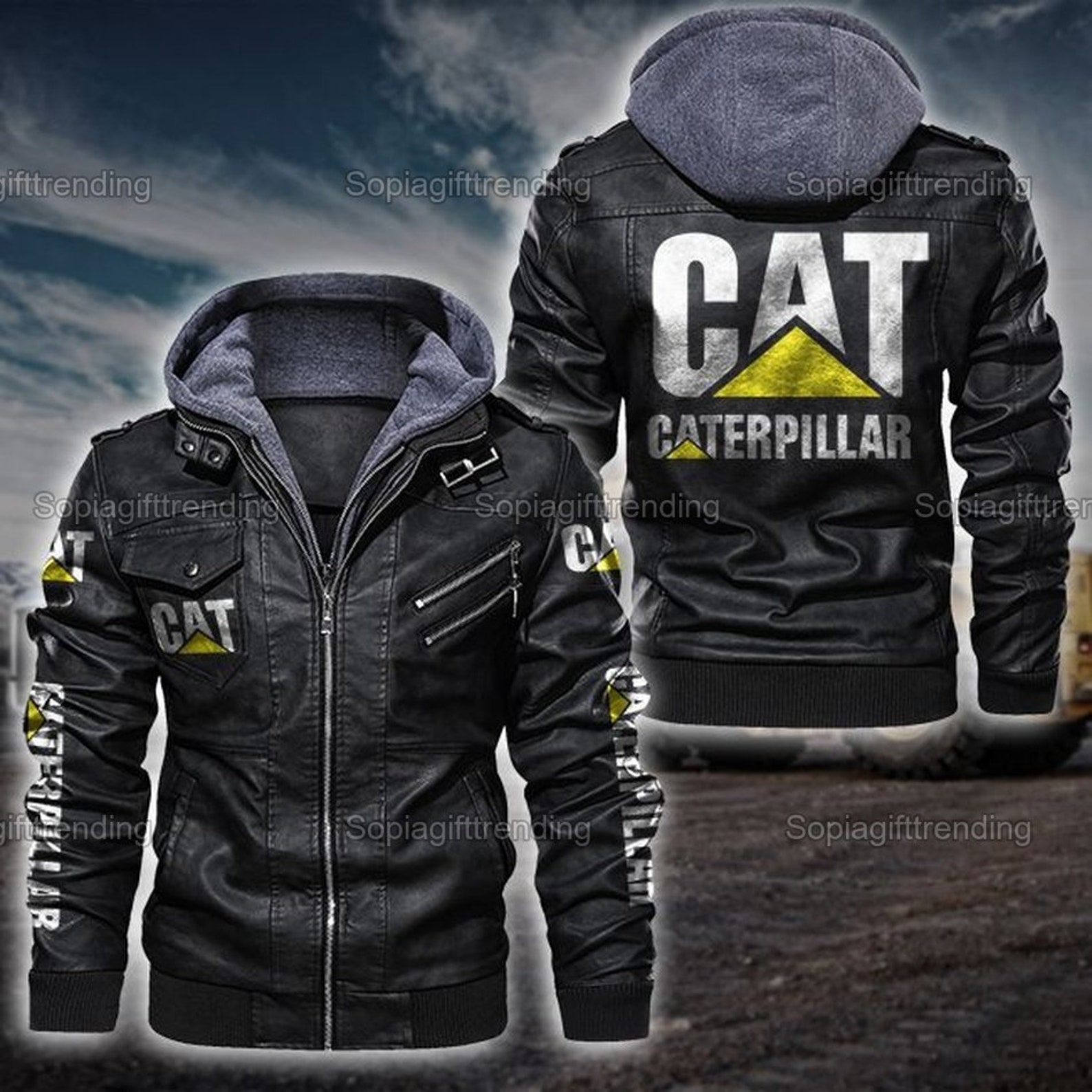 Caterpillar Jackets Online
 Caterpillar Leather Jacket CAT Caterpillar Motor Jacket