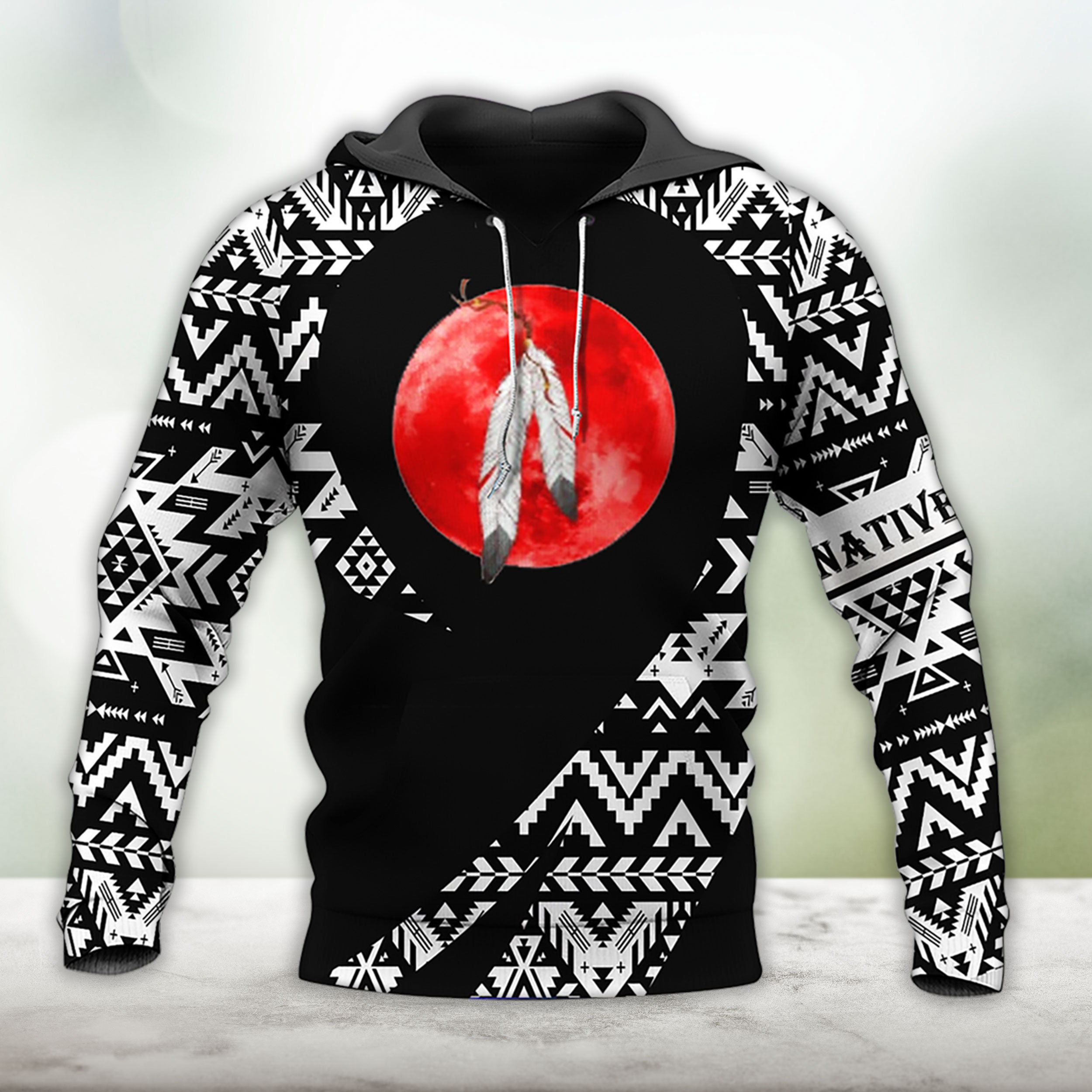 Discover Pattern Native Pride Native American 3D Allover Hoodie