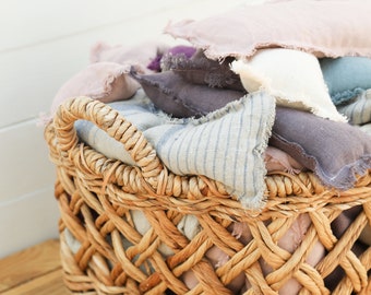 Lavender linen flaxseed eye pillow - Aromatherapy Hot and Cold Pack available in a variety of colors