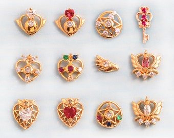 12pcs Sailor Moon Premium Nail Charms