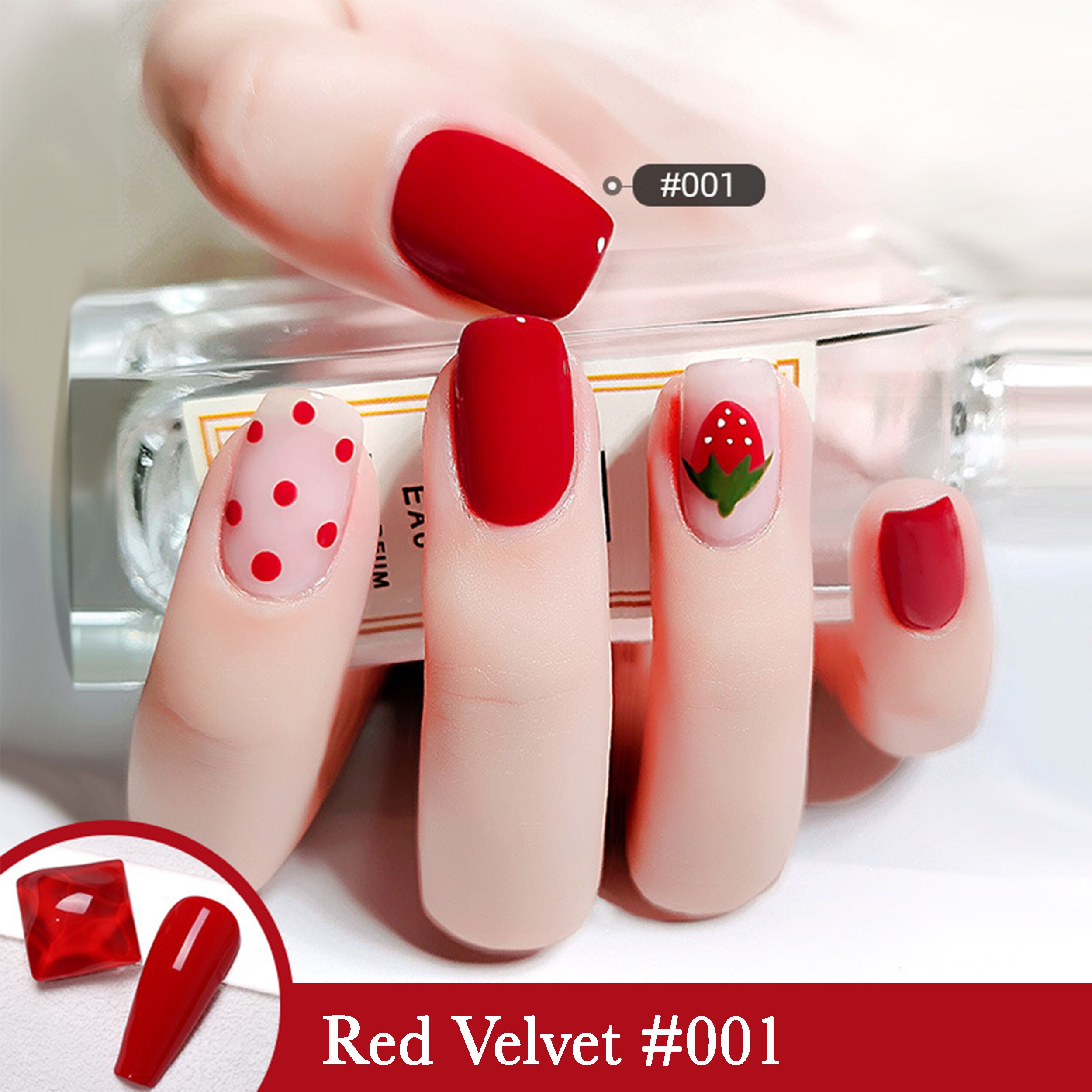 Velvet Red Lacquer Nails That Wow
