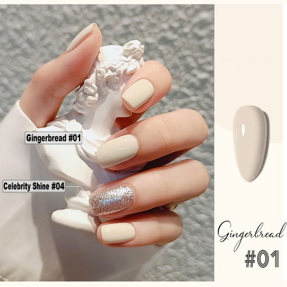 クリーミーなアイボリーホワイト ジェルネイルポリッシュ 8ml