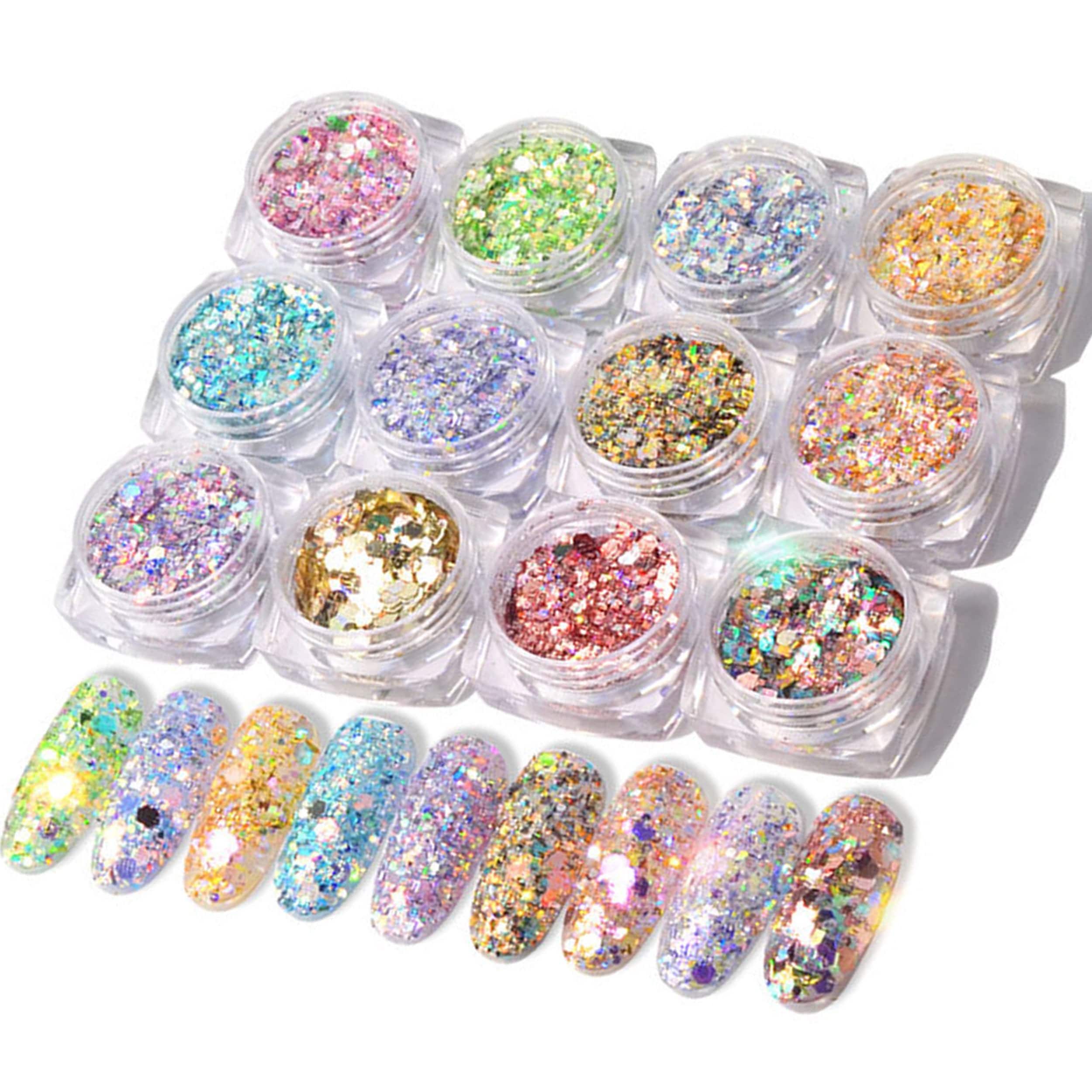 Глиттер ногти