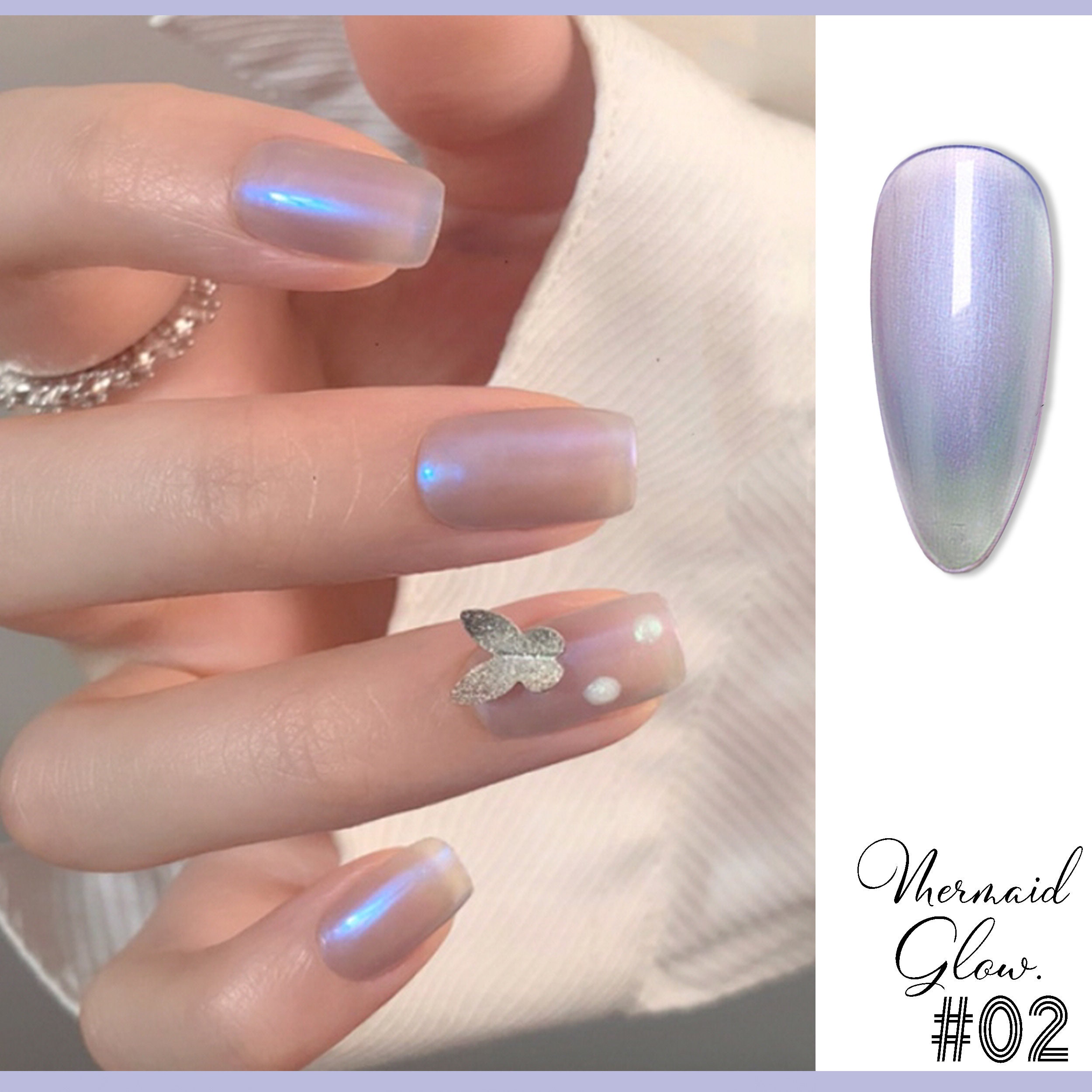 Chrome Nail Art - Etsy