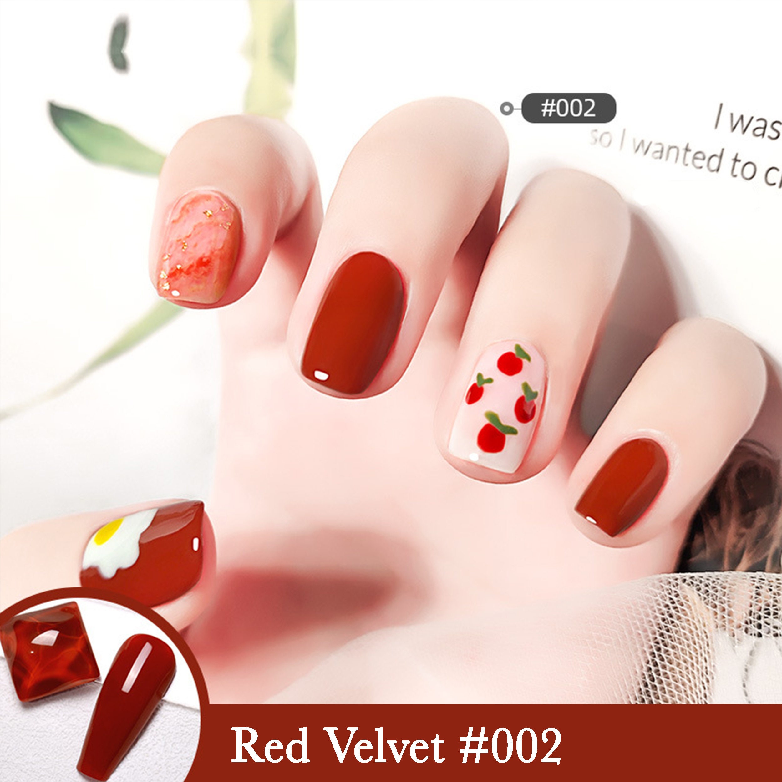 Velvet Red Lacquer Nails That Wow