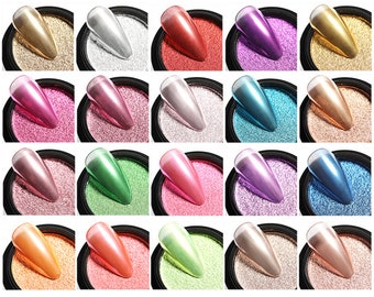 20 Colors Magic Mirror Chrome Nail Powder