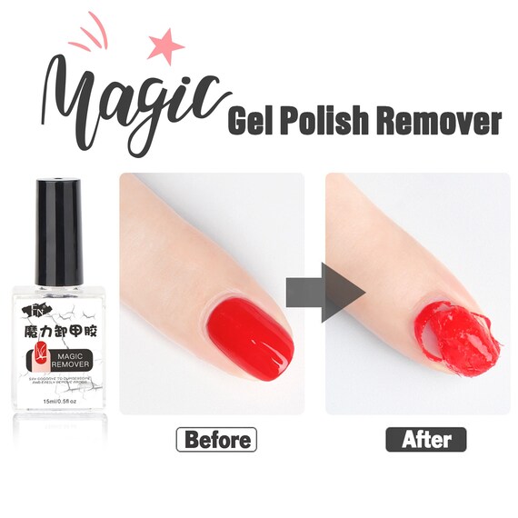 Magic Gel Polish Remover Gel No More Remove Gel Polish Etsy