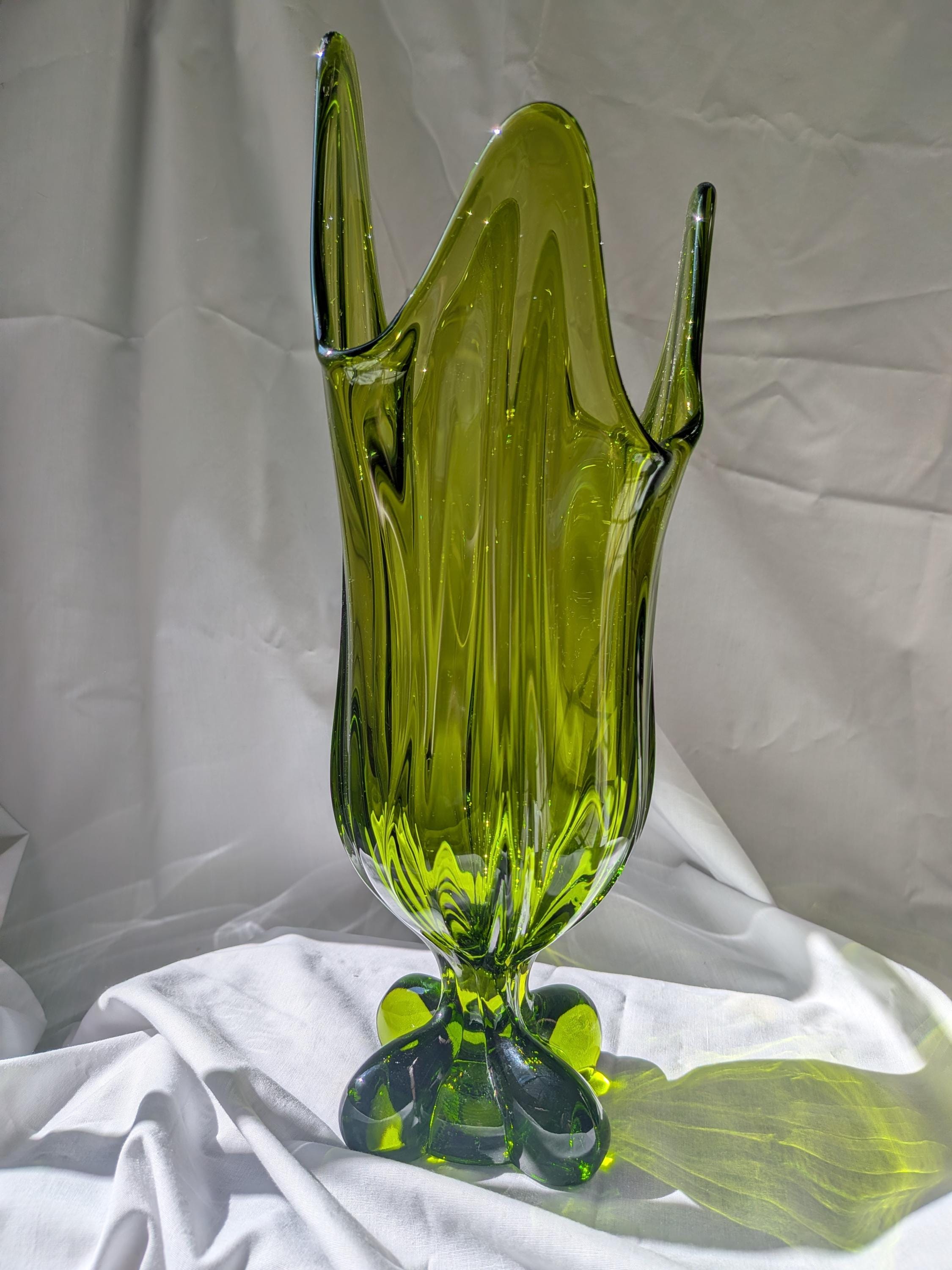 Vintage Viking Glass Vase - Etsy - Page 2