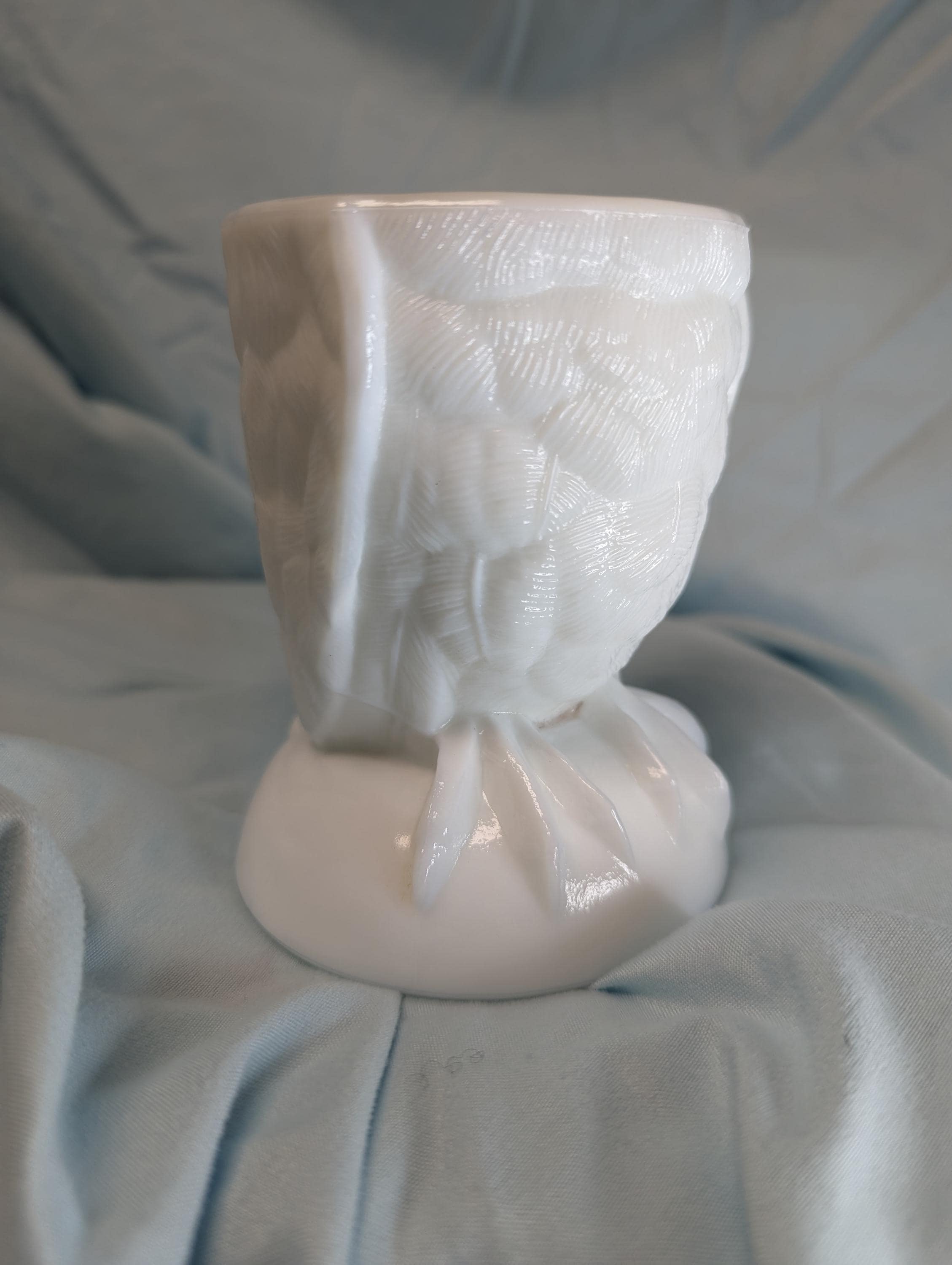 Imperial Milk Glass Owl Base Only