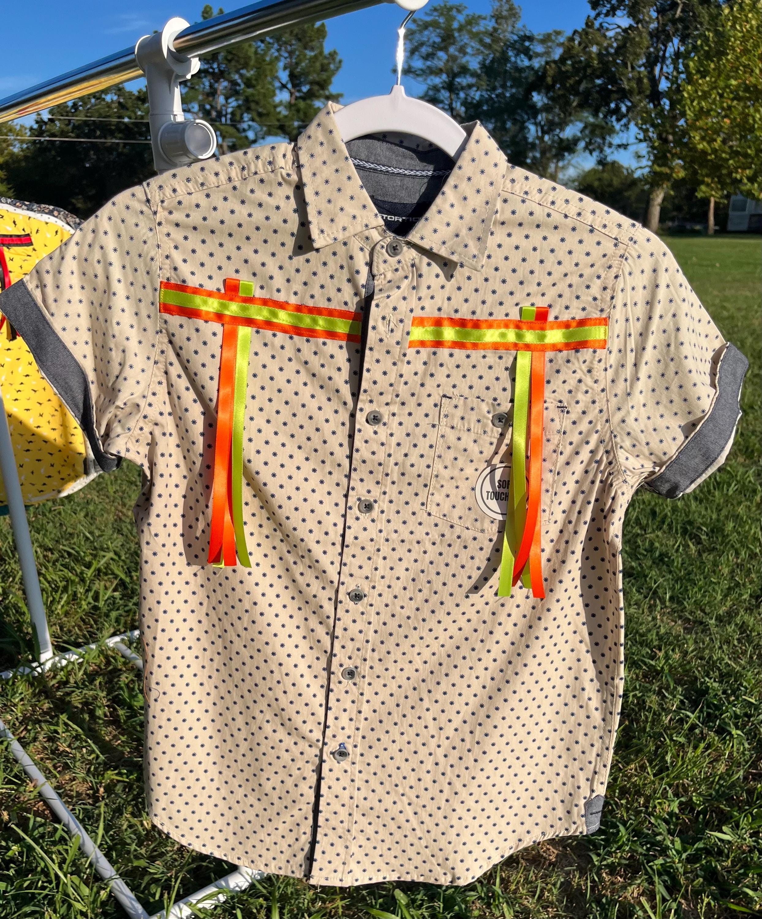 Boys Size 8 Ribbon Shirt - Etsy