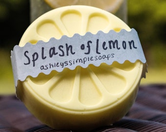 Lemon Soap: Splash of Lemon Goat Milk Handcrafted Soap