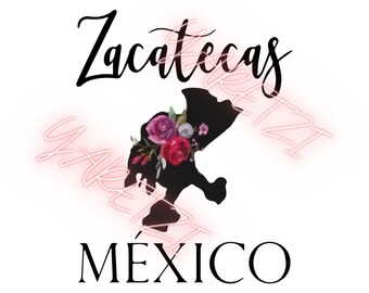 Zacatecas SVG PNG hispanic - woman shirt - female - design -heat press - iron on- pride, thank you bag