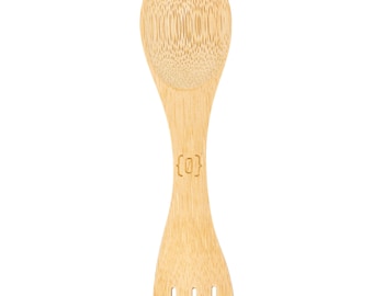 Bamboo Spork, Travel-Friendly and Zero Waste Lifestyle Approved