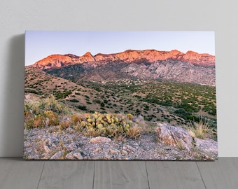 New Mexico Photography - Albuquerque Sandia Mountains - Canvas, Metal, Paper Print - Landscape Wall Art and Home Decor - Fine Art Print