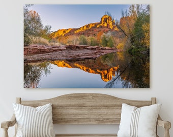 Sedona Arizona Photograph - Cathedral Rock - Canvas, Metal, Paper Print - Southwest Landscape Wall Art and Home Decor - Fine Art Print