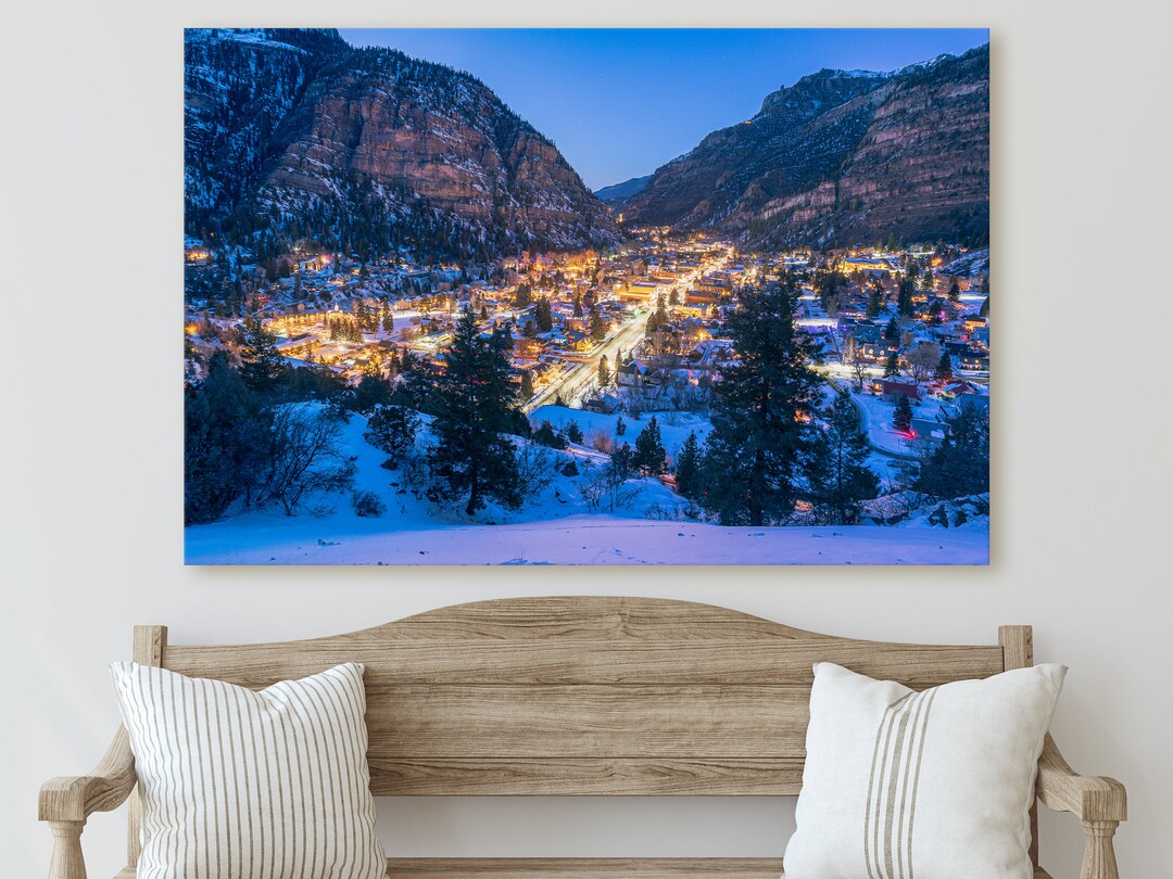 Ouray Colorado Photograph Rocky Mountains Canvas, Metal, Paper Print