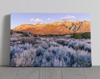 New Mexico Photography - Albuquerque Sandia Mountains - Canvas, Metal, Paper Print - Landscape Wall Art and Home Decor - Fine Art Print