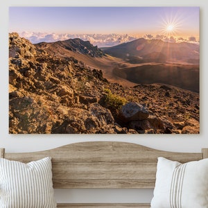 Hawaii Photography - Maui Haleakala Crater Sunrise - Canvas, Metal, Paper Print - Landscape Wall Art and Home Decor - Fine Art Print