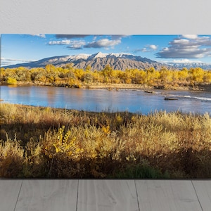 Albuquerque New Mexico Photograph -  Sandia Mountains Fall - Canvas, Metal, Paper Print - Landscape Wall Art and Home Decor - Fine Art Print