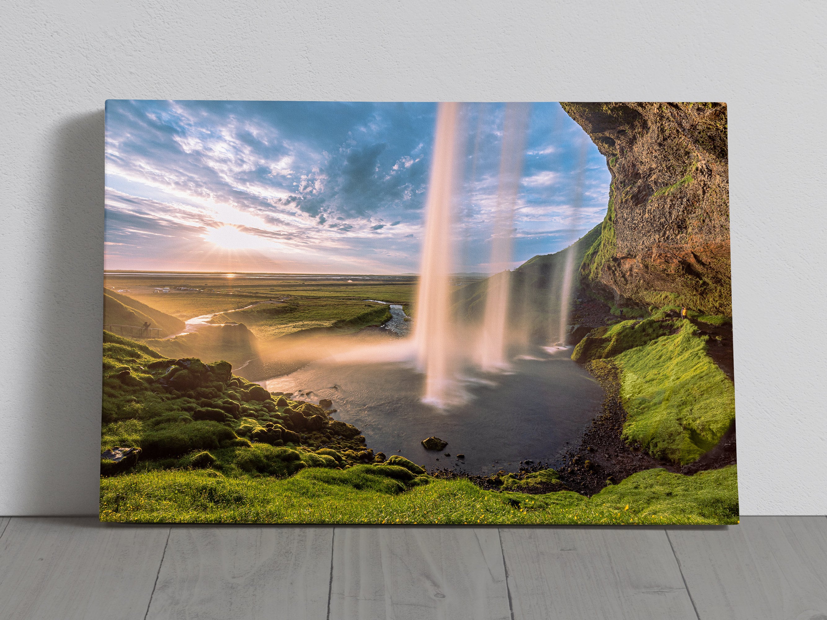 Iceland Photography - Seljalandsfoss Waterfall - Canvas, Metal, Paper ...