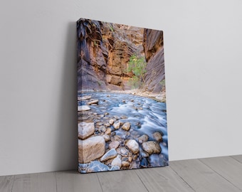 Zion National Park Photograph - Zion Narrows - Canvas, Metal, Paper Print - Southwest Landscape Wall Art and Home Decor - Fine Art Print