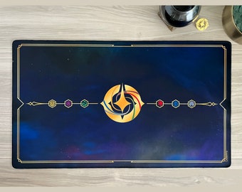 Lorcana Play Mat Stitched Edge - With or Without Lore Counter Option