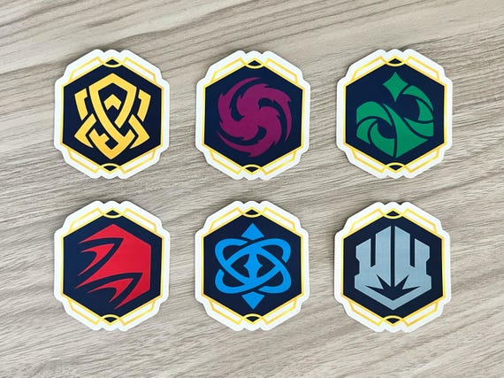 Juego de pegatinas de tintas Lorcana: pegatinas de vinilo resistentes al agua - Etsy España