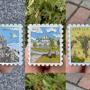 Stamps of Eorzea 2 - HEAVENSWARD - FFXIV Enamel Pins
